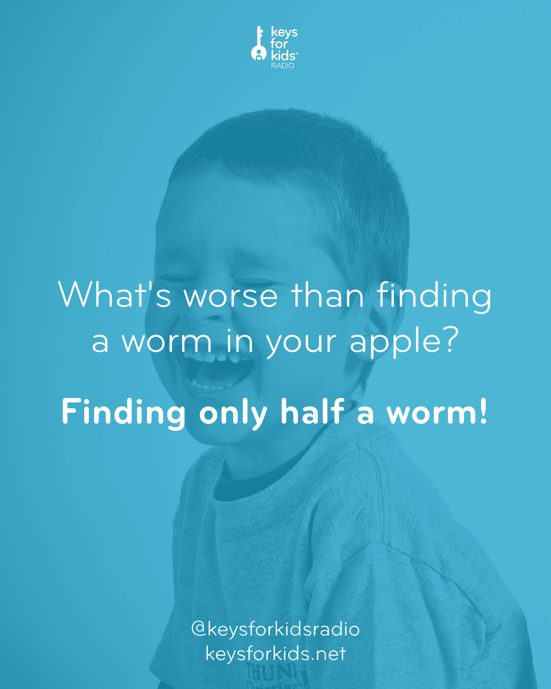 What’s worse than finding a worm in your apple? Finding half a worm.