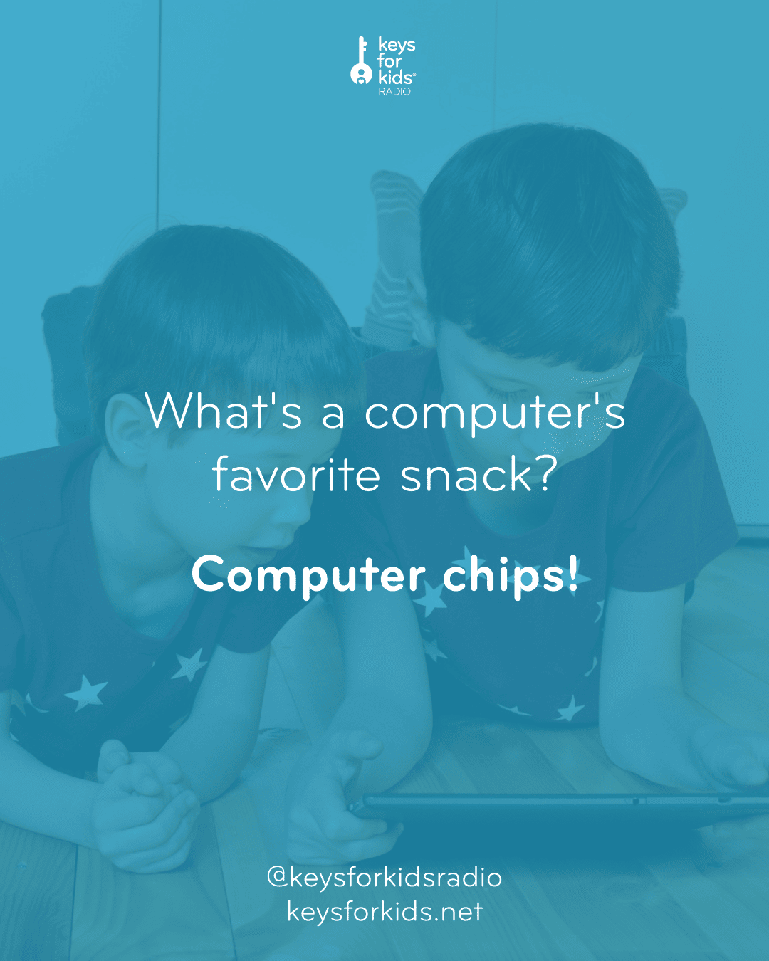 What is a computer’s favorite snack? Computer chips.