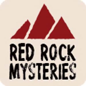 The logo for the children's audio drama Red Rock Mysteries from Keys for Kids Ministries The logo for the children's audio drama Red Rock Mysteries from Keys for Kids Ministries
