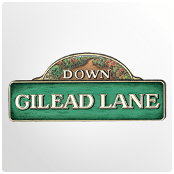 The logo for the family audio drama Down Gilead Lane from Keys for Kids Minstries The logo for the family audio drama Down Gilead Lane from Keys for Kids Minstries