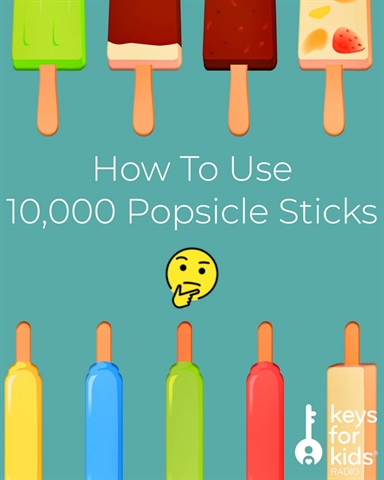 How to use 10,000 popsicle sticks