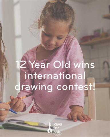 12-Year-Old Wins Huge Drawing Contest