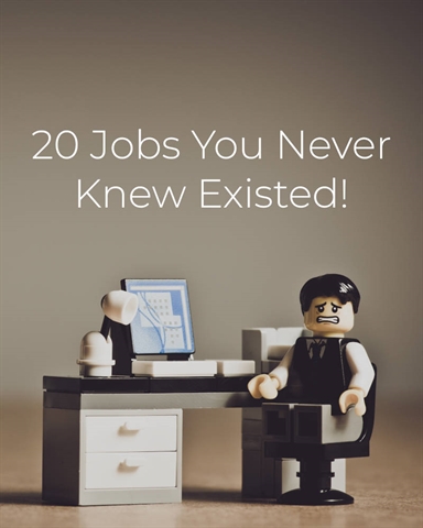 20 Jobs You've NEVER Heard Of
