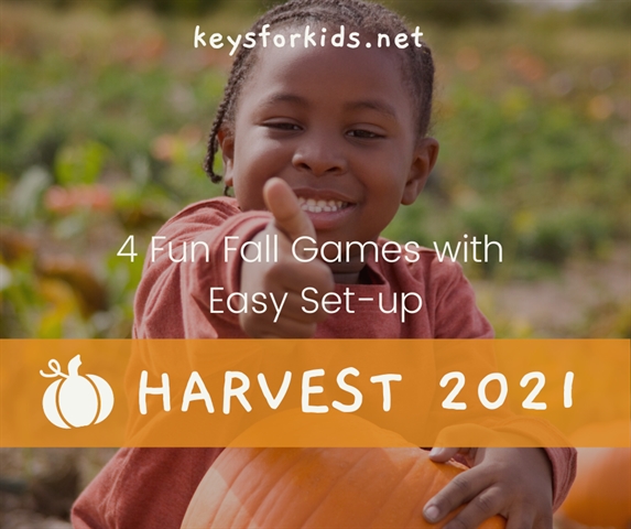 4 Fun Fall Games with Easy Set-up - Harvest Week!