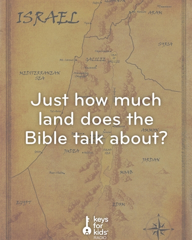Bible Land is BIGGER than the United States!