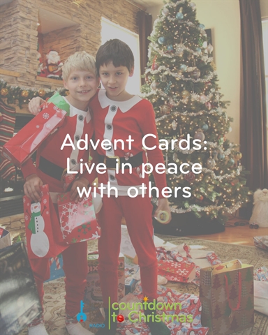 Advent Cards Day 6: Peace and Good Will