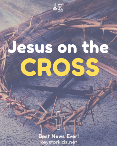 What happened when Jesus hung on the cross?