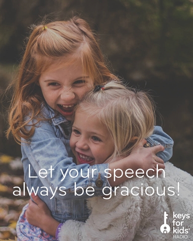 Let your speech always be gracious! With Kid President