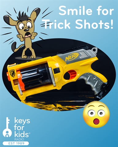 Trick Shots with a Nerf Gun!
