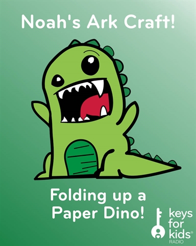 Noah's Ark Crafts: CHALLENGING Paper Dino!