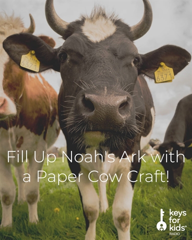Noah's Ark Crafts: Make a Paper Cow!