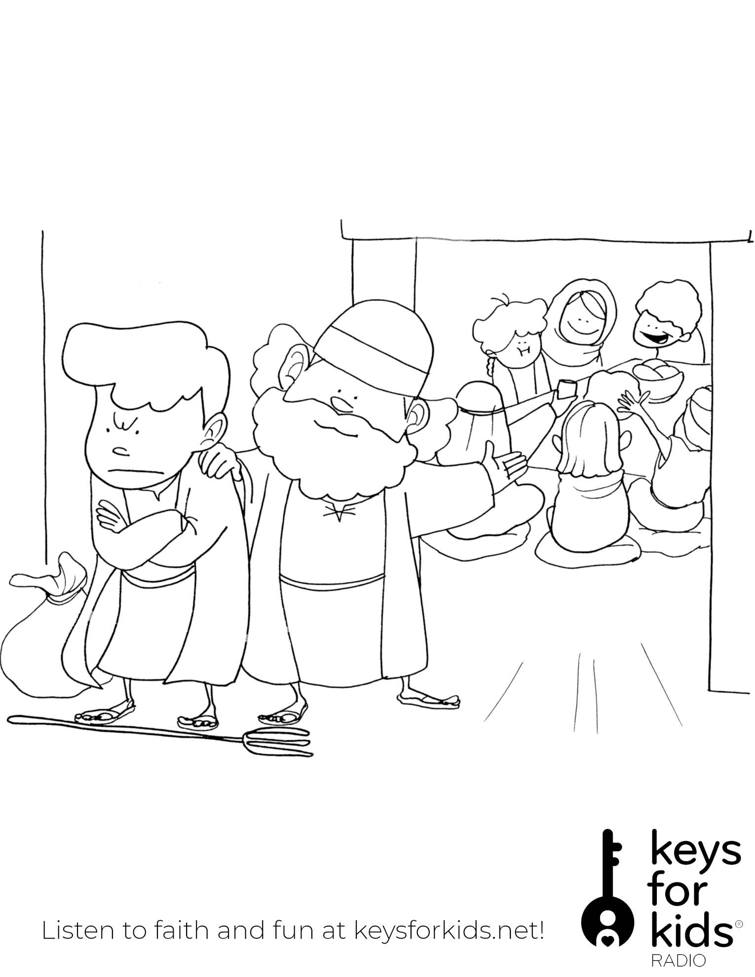Prodigal Son coloring page