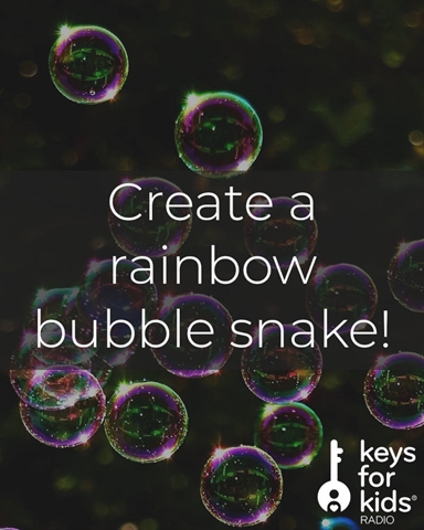 Create a RAINBOW Bubble Snake!