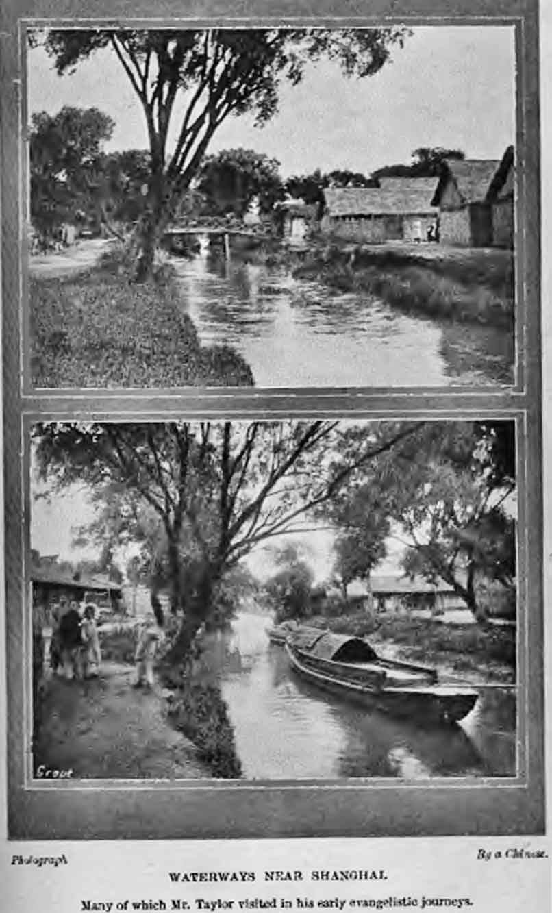 Hudson Taylor travelled by boat around the canals and waterways of China, preaching and distributing Bibles Hudson Taylor travelled by boat around the canals and waterways of China, preaching and distributing Bibles