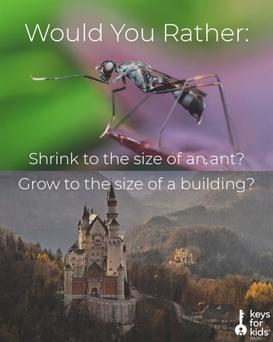 Would Rather: Ant-size vs. Building-size!