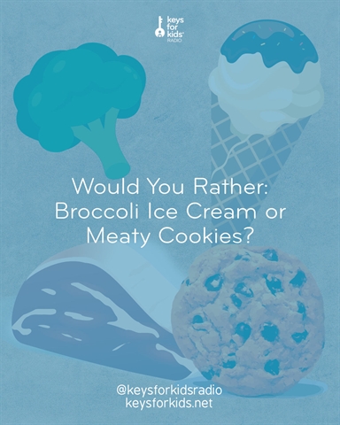 Would You Rather: Broccoli Ice Cream VS Meat Cookies!