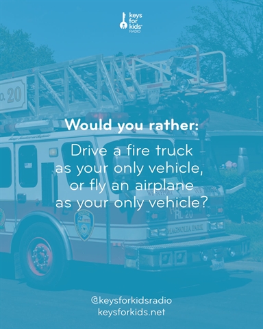 Would You Rather: Airplane vs Fire Truck as ONLY Choice!