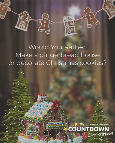 Would You Rather: Gingerbread house vs Christmas cookies!