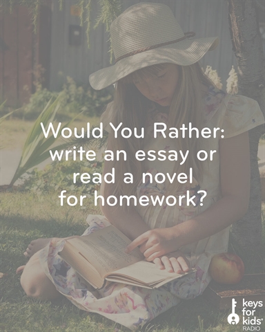 Would You Rather: Read or Write for Homework?