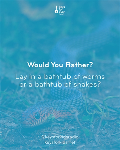 Would You Rather: Bathtub of WORMS or SNAKES??