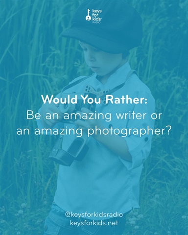 Would You Rather: Amazing Writer vs Amazing Photographer