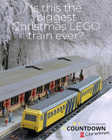 He BUILT a Mega LEGO Christmas Train Track!