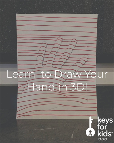 How to Draw YOUR Hand in 3D!