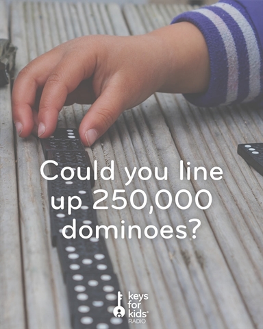 The Sound of 250,000 Dominoes Falling