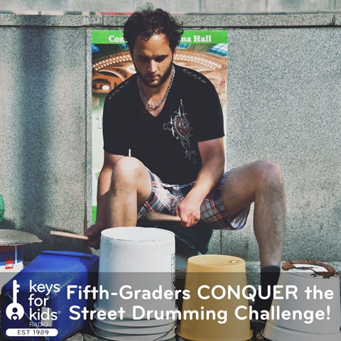 Fifth Graders CONQUER the Street Drumming Challenge