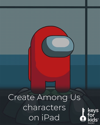 Draw your own Among Us character on the iPad!