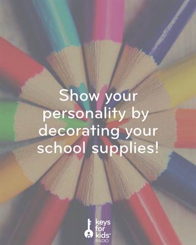 Decorate Your School Supplies