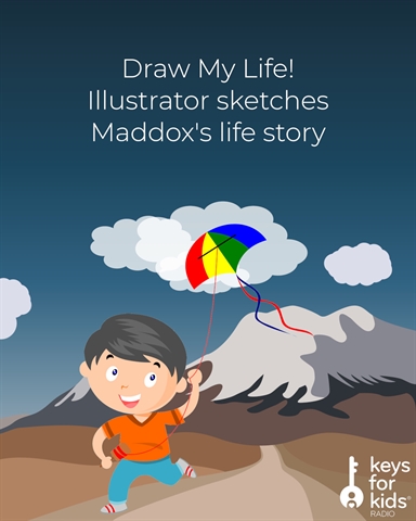 Draw My Life! Illustrator Sketches Maddox's Life Story