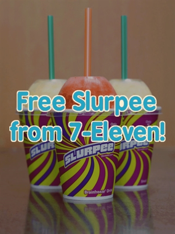 Get a Free Slurpee from 7-Eleven!