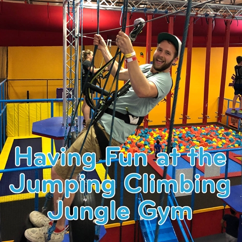 Have Fun at the Jumping Climbing Jungle Gym!