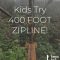 SCARY or FUN? Kids Try 400 Foot Zipline!