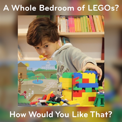 A Whole BEDROOM of LEGO Furniture