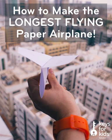 How to Fold the LONGEST FLYING Paper Airplane!