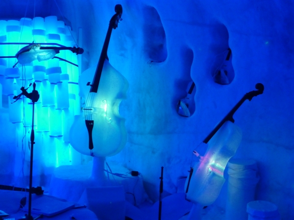 All of the Instruments are Made From Ice!