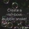Create a RAINBOW Bubble Snake!