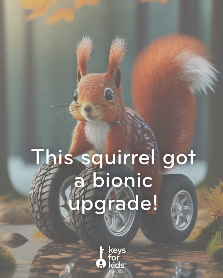 The Squirrel with Bionic Legs