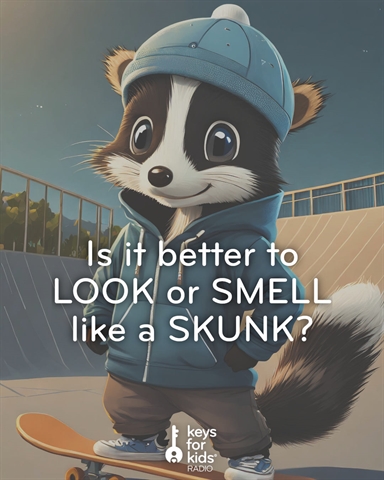Would you LOOK or SMELL like a SKUNK?