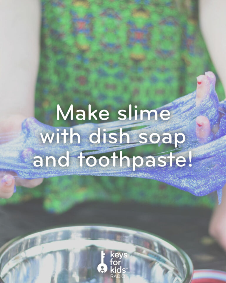How to Make Slime with Dish Soap and Toothpaste!