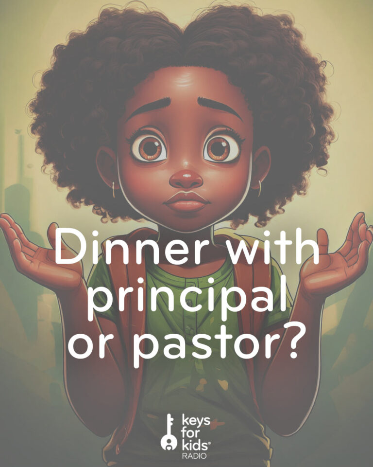 Would You Rather: Dinner with your principal or your pastor!